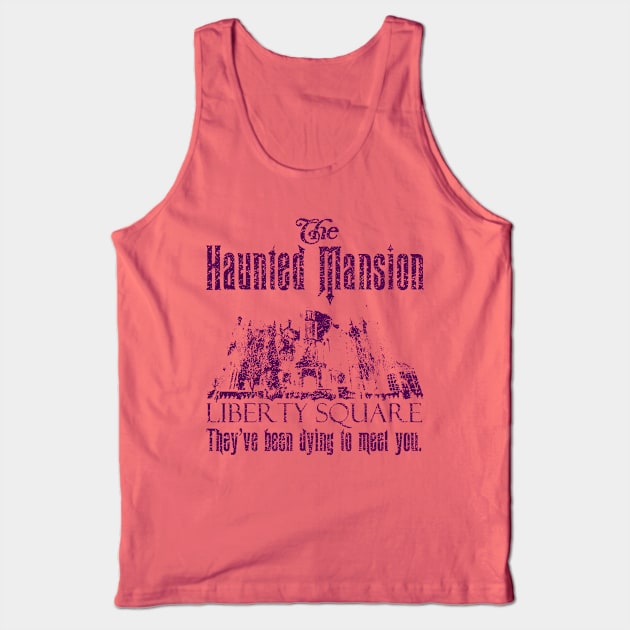 Haunted Mansion - Magic Kingdom - Purple Tank Top by Mouse Magic with John and Joie